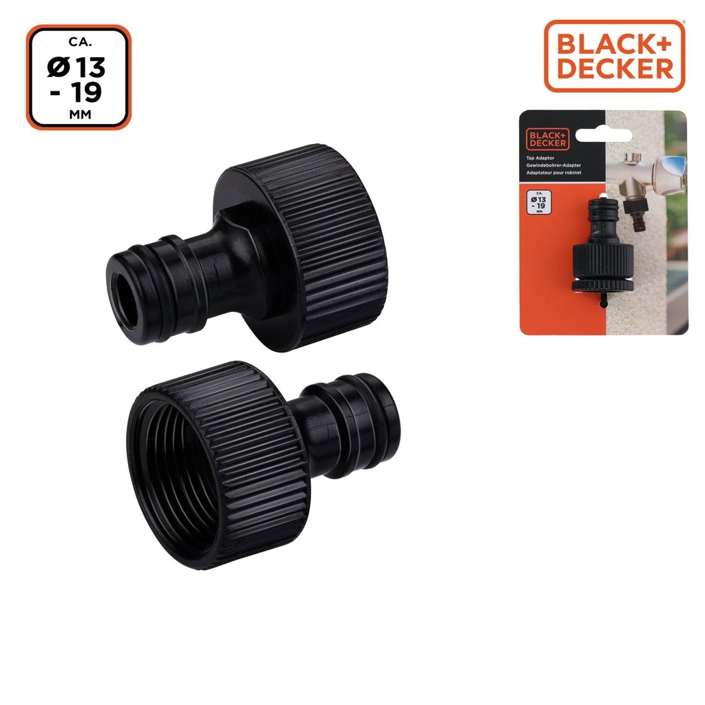 BLACK+DECKER Tap Adaptor 1/2 and 3/4 Inch Reducer