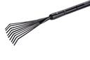 BLACK+DECKER Telescopic Fan Rake 77-110cm Black
