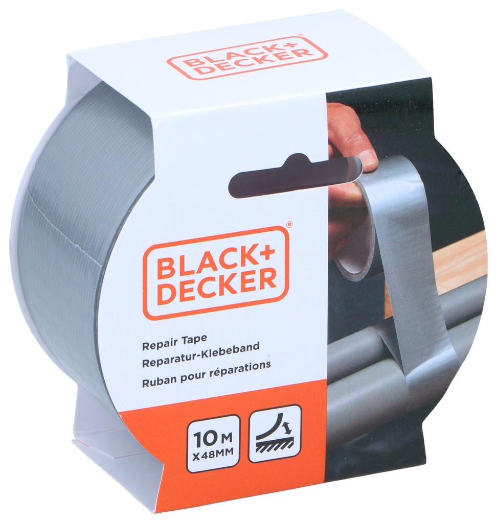 BLACK+DECKER Repair Tape 48mm x 10m Silver