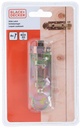 BLACK+DECKER Slide Latch 8x3x1.2cm