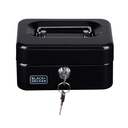 BLACK+DECKER Money Box 6 Trays 15x8x11.8cm Black