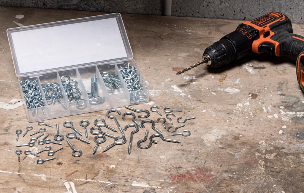BLACK+DECKER Hook and Eye 151 Pieces