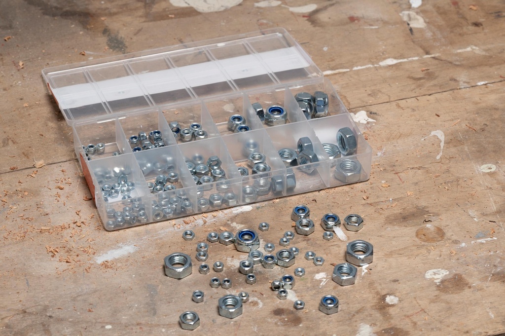 BLACK+DECKER Nuts M6-M12 163pcs