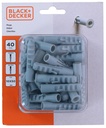 BLACK+DECKER Plugs 10x50mm