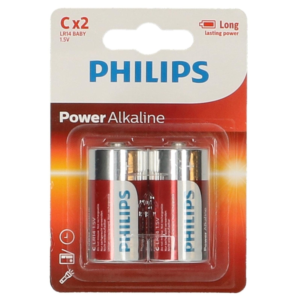 PHILIPS Battery LR14/C Power Alkaline