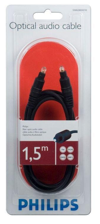PHILIPS Audio Cable Optical 1.5m Black