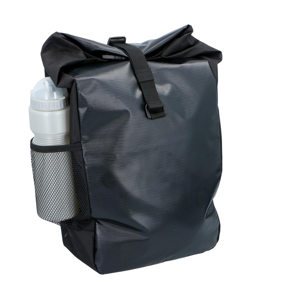 DUNLOP Rear Carrier Bike Bag 16.8L Water-Repellent Black/Red