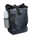 DUNLOP Rear Carrier Bike Bag 16.8L Water-Repellent Black/Red