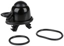 DUNLOP Bicycle Bell Black Compact