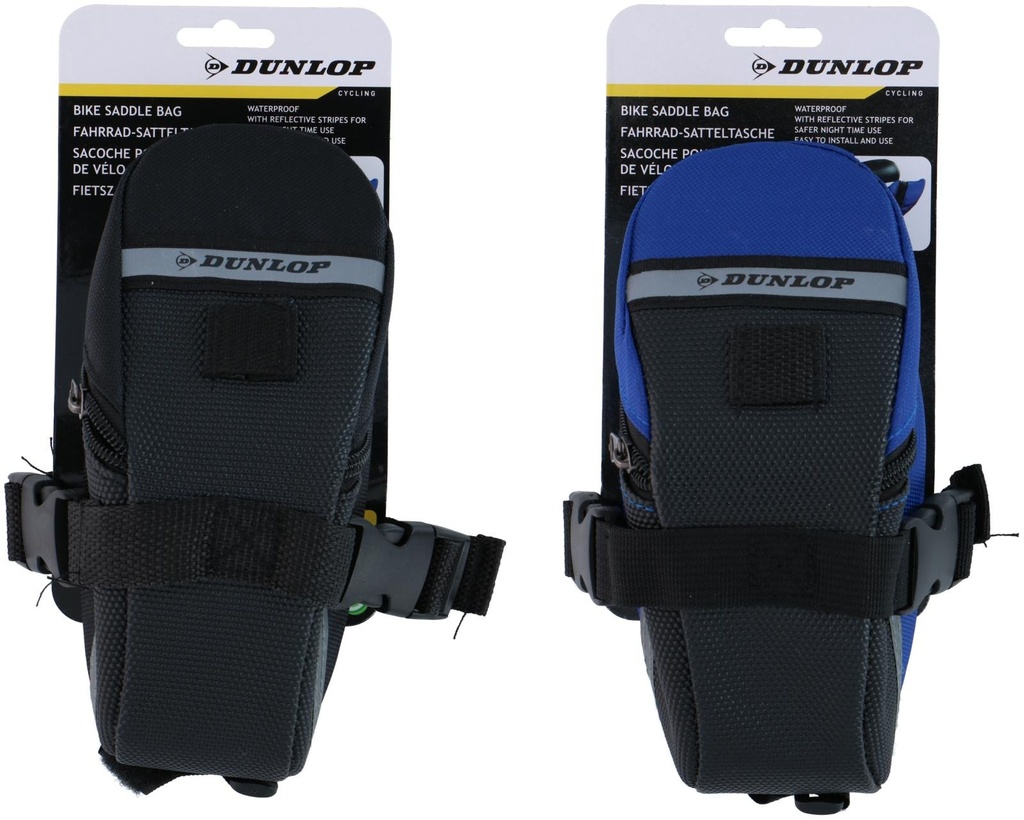 [871125202726] DUNLOP Bike Saddle Bag 21x9x7cm