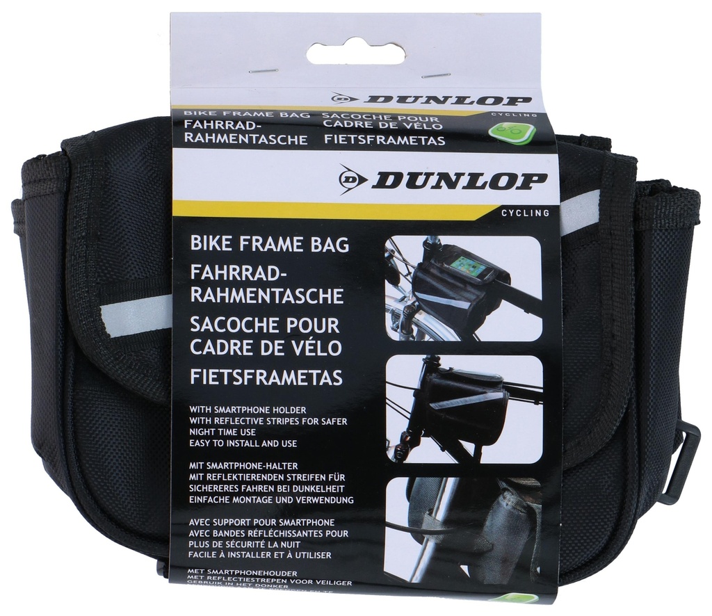 DUNLOP Bicycle Front Frame Bag 19x13x6cm