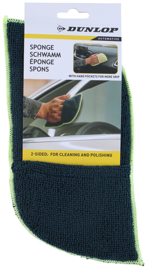 DUNLOP Car Sponge 2-in-1 Cleaning and Polishing