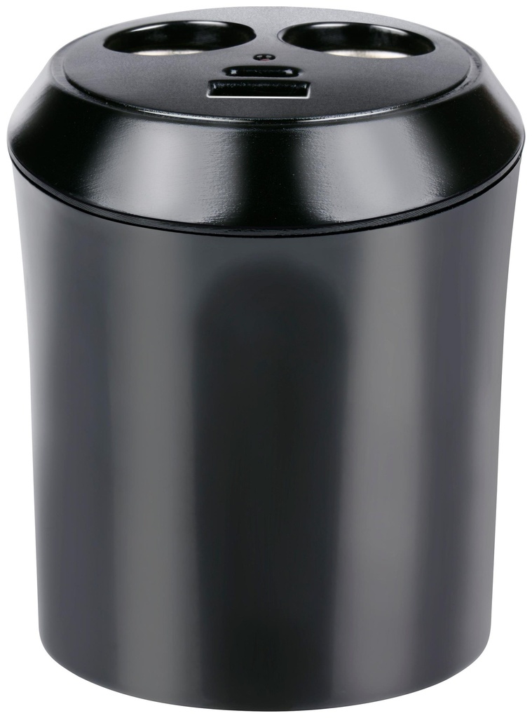 DUNLOP Cup Socket 2-Way 12/24V with USB A+C