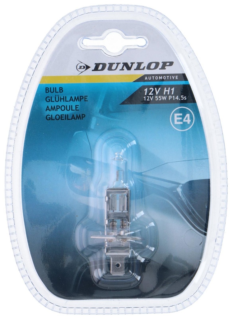 DUNLOP Car Bulb H1 12V 55W E4