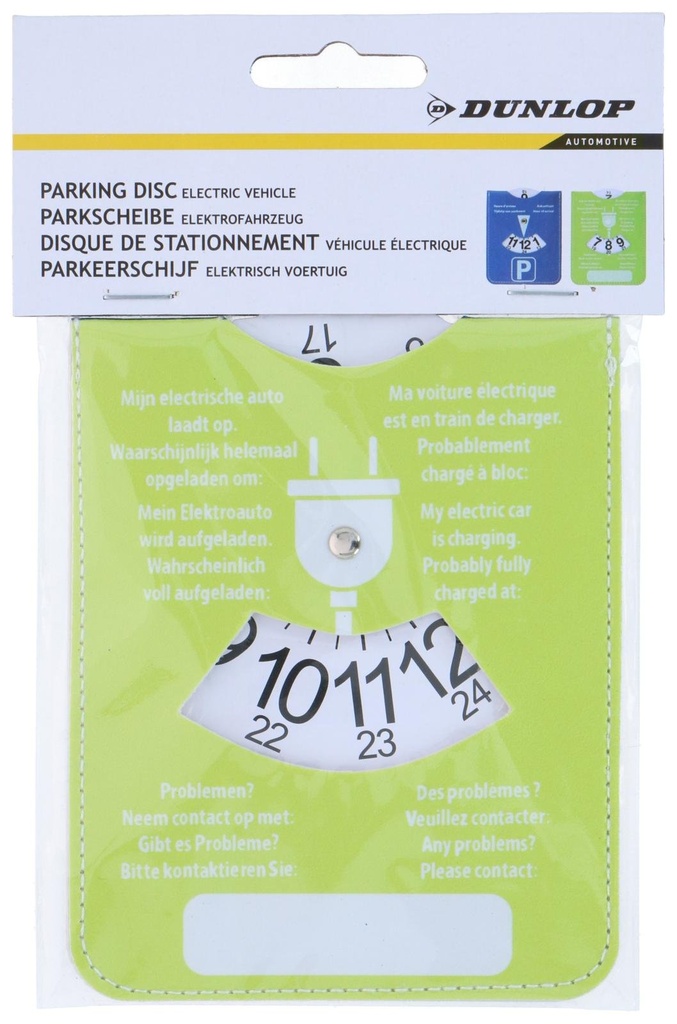 DUNLOP Parking Disc Electric Vehicle