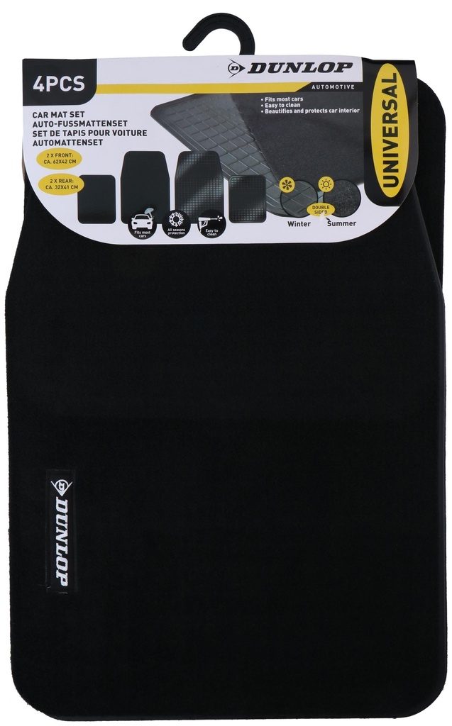 DUNLOP Double Face Car Mat 62x42cm