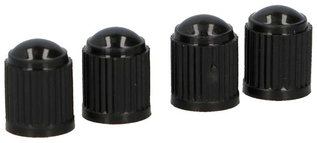 DUNLOP Black Valve Caps 13x9.7mm Car