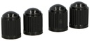 DUNLOP Black Valve Caps 13x9.7mm Car