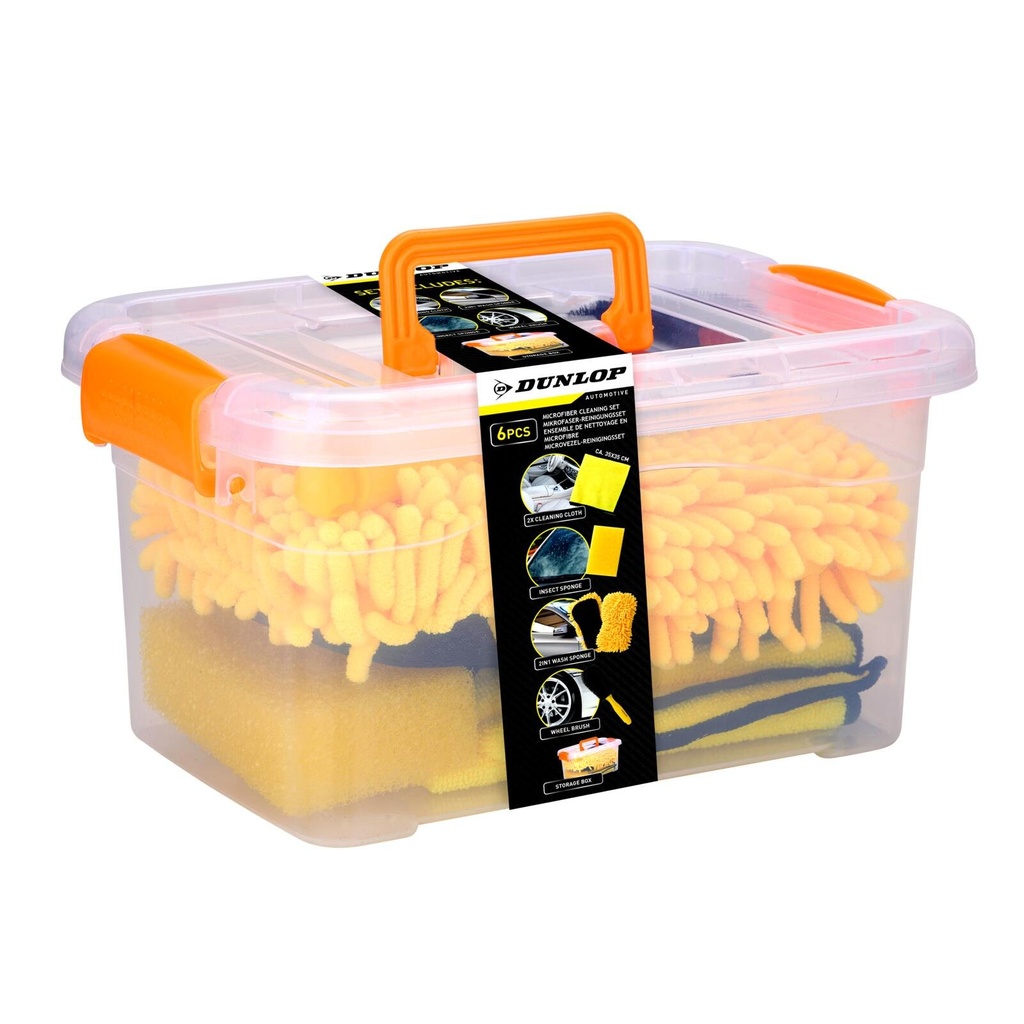 DUNLOP Car Cleaning Kit With Storage Box