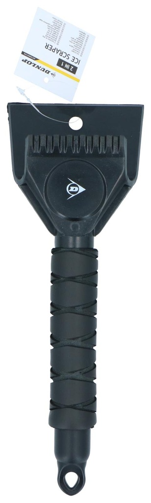 DUNLOP Ice Scraper 2-in-1 Black