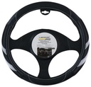 DUNLOP Steering Wheel Cover Black/White 38cm