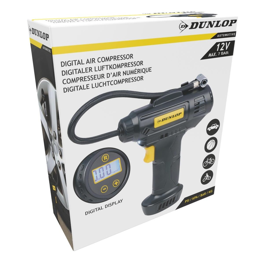 DUNLOP Air Compressor 12V 60W