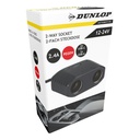 DUNLOP Car Socket with USB Ports 2-Way