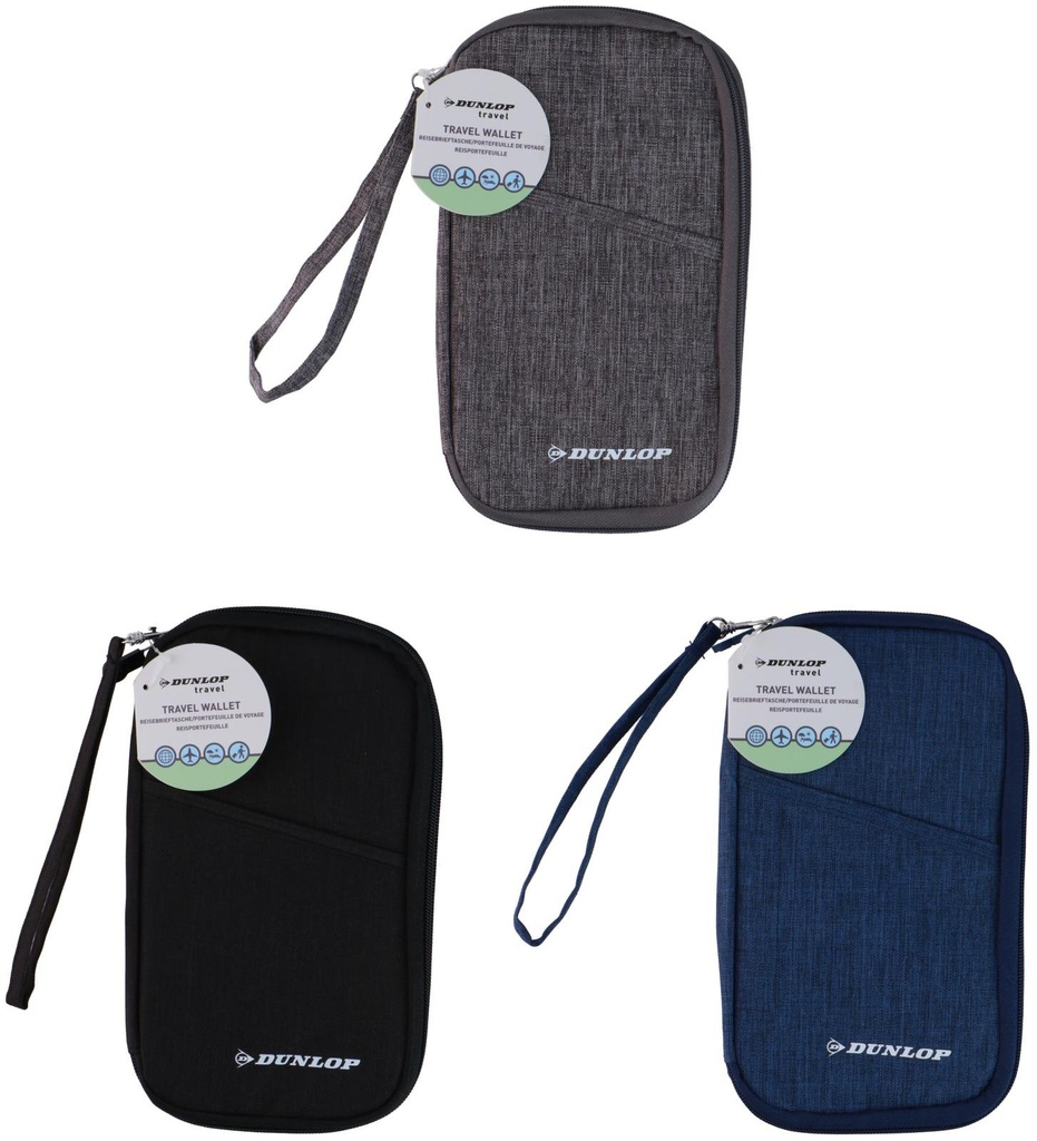 DUNLOP Travel Wallet 25.5x15cm