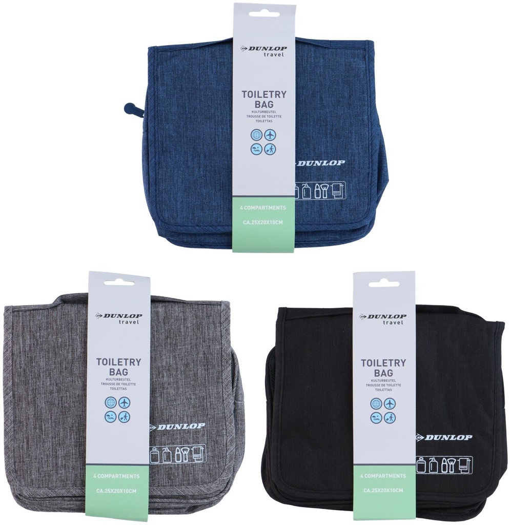 DUNLOP Toiletry Bag 24.5x19x10cm