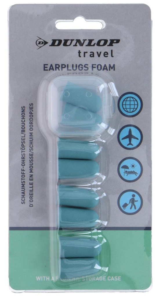 DUNLOP Foam Earplugs With Storage Case
