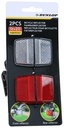DUNLOP Bike Reflector K-mark White and Red