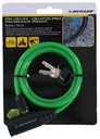 DUNLOP Spiral Cable Lock 6x900mm with 2 Keys