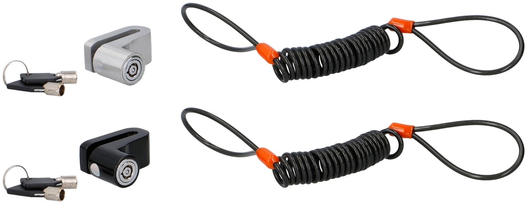 DUNLOP Disc lock reminder cable black/grey