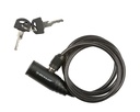 DUNLOP Spiral Lock 8x1500mm with Bracket