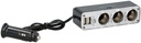 DUNLOP USB Charger 12/24V 3.1A with Triple Socket