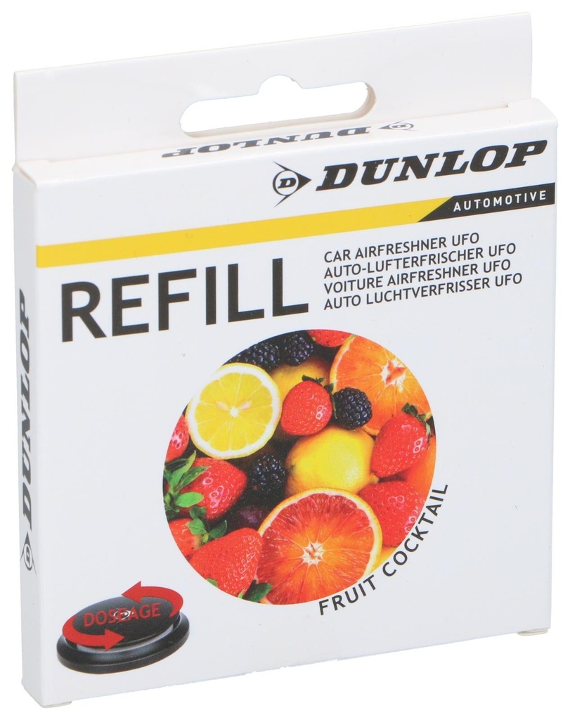 DUNLOP Air Freshener UFO Refill Fruit Cocktail