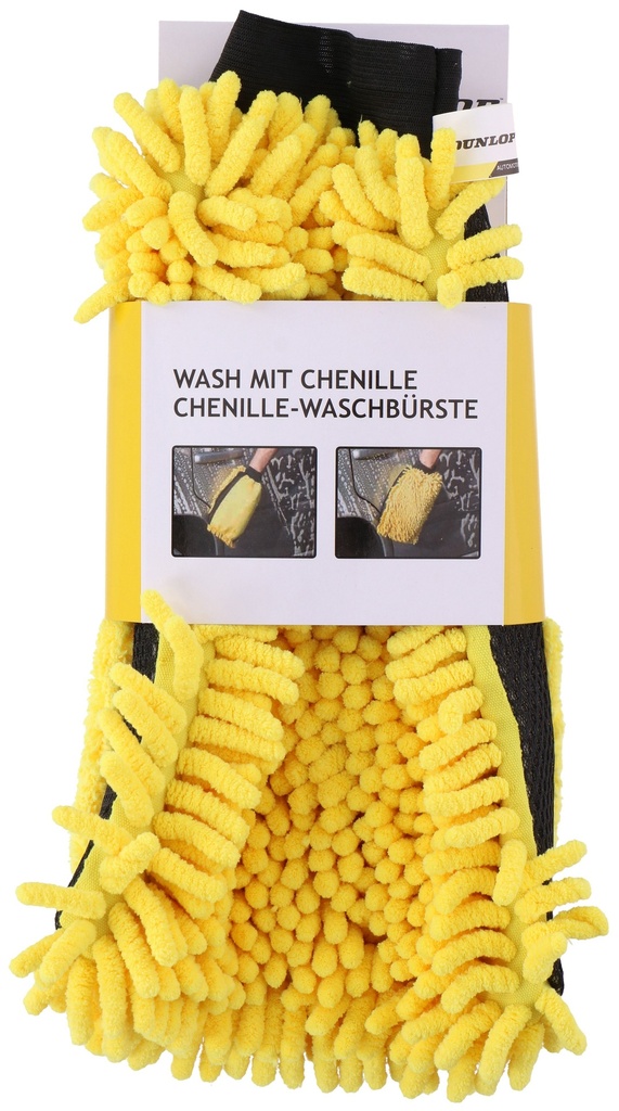 [871125241814] DUNLOP Car Wash Glove 2 in 1 28x20cm