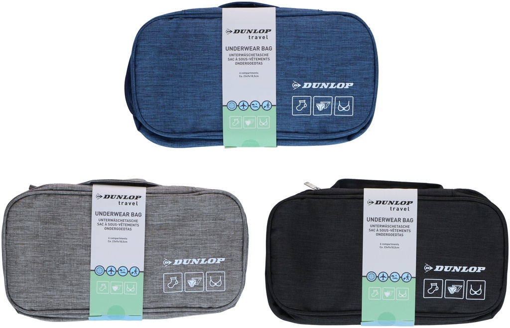 DUNLOP Underwear Travel Bag 27x14x9.5cm