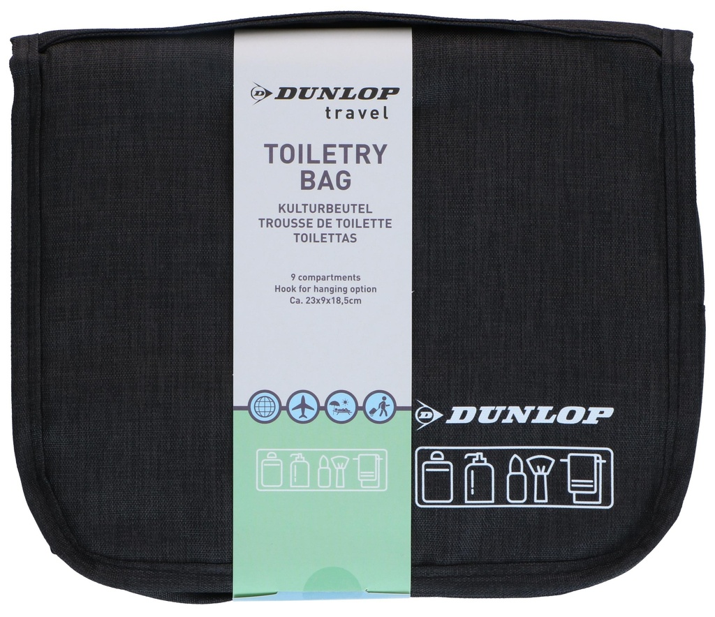 DUNLOP Toiletry Bag 23x9x18.5cm