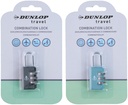 DUNLOP Combination Lock 3 Digit 24x55x13mm