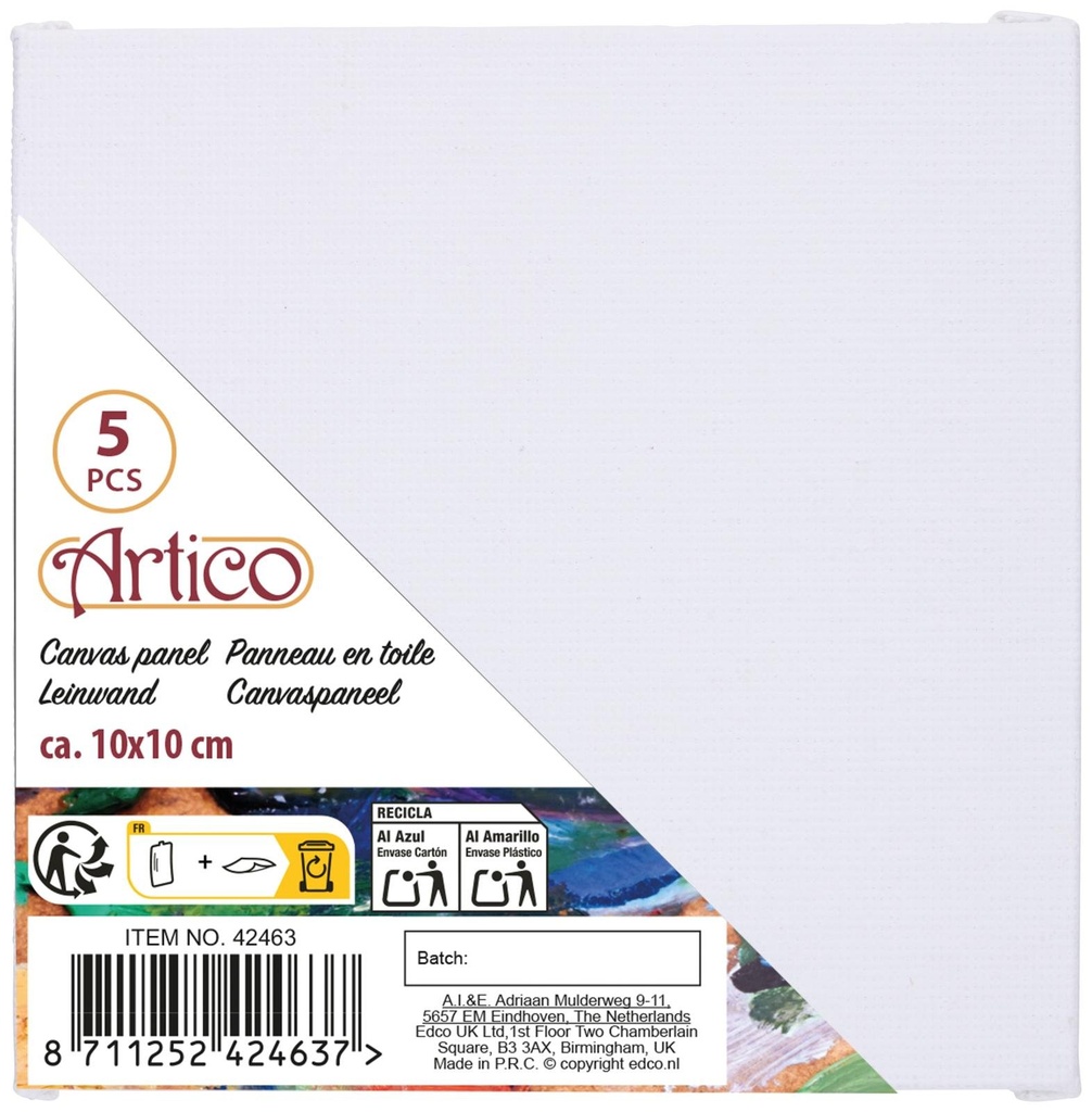 ARTICO Canvas Panel 10x10cm for Painting