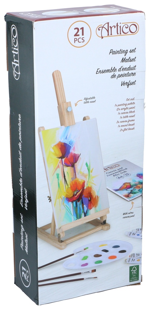 [871129203179] ARTICO Painting Set 21 Pieces