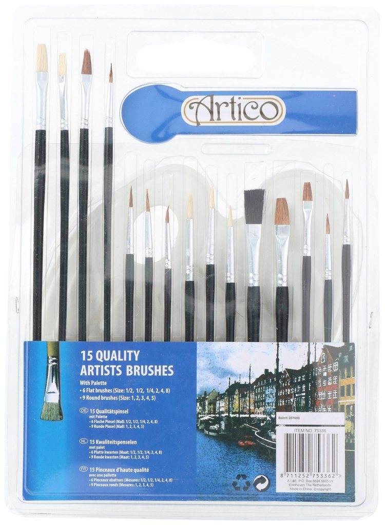 ARTICO Artico Brush Set With Palette