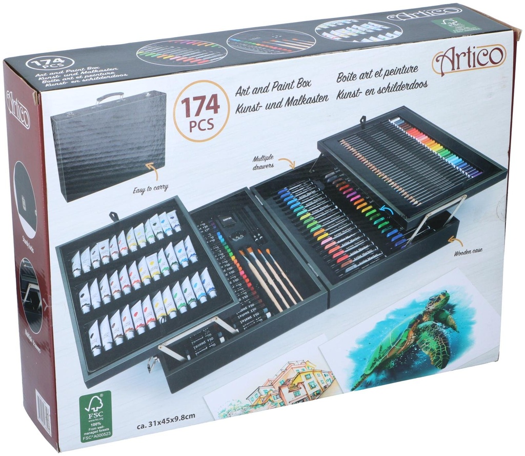 ARTICO Art and Paint Box 174