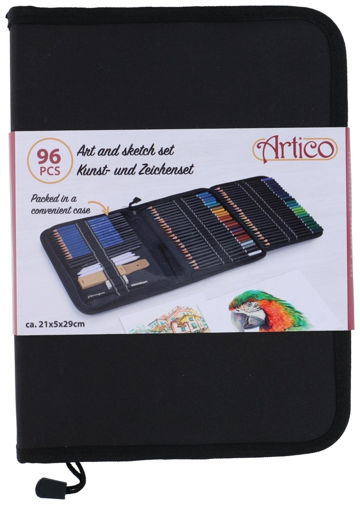 ARTICO Art and Sketch Set 96-Piece
