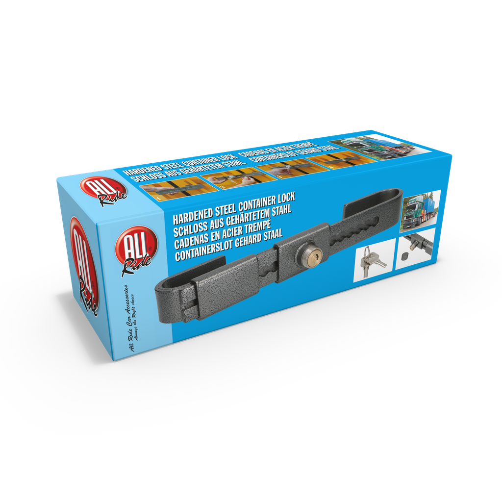 ALL RIDE Adjustable Hardened Steel Container Lock