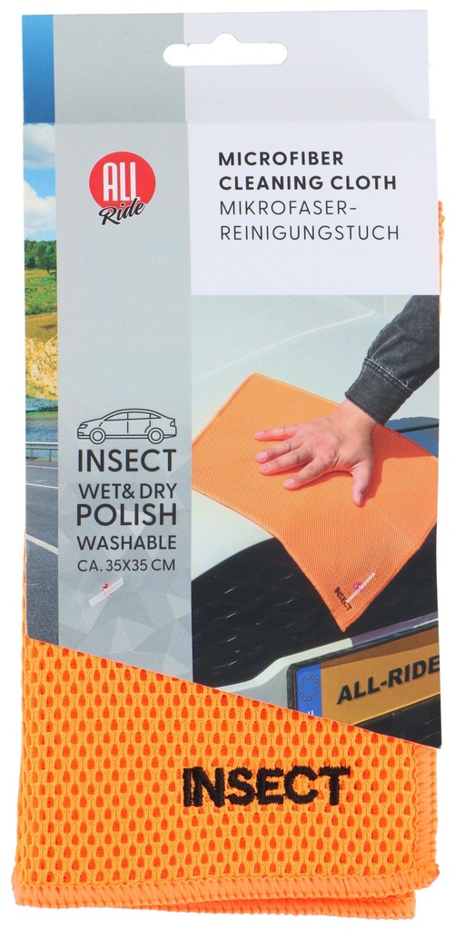 ALL RIDE Microfiber Cloth Insect 35x35cm 290gsm