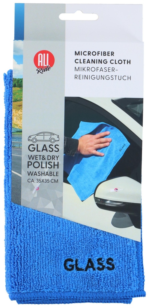 ALL RIDE Microfiber Cloth Glass 35x35cm 250gsm