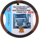 ALL RIDE Steering Wheel Cover Truck Brown/Black 44-46 cm