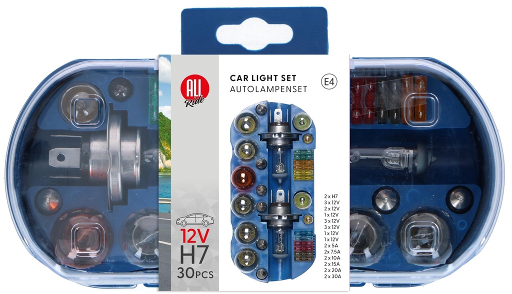 ALL RIDE Car light set H7 30 pcs